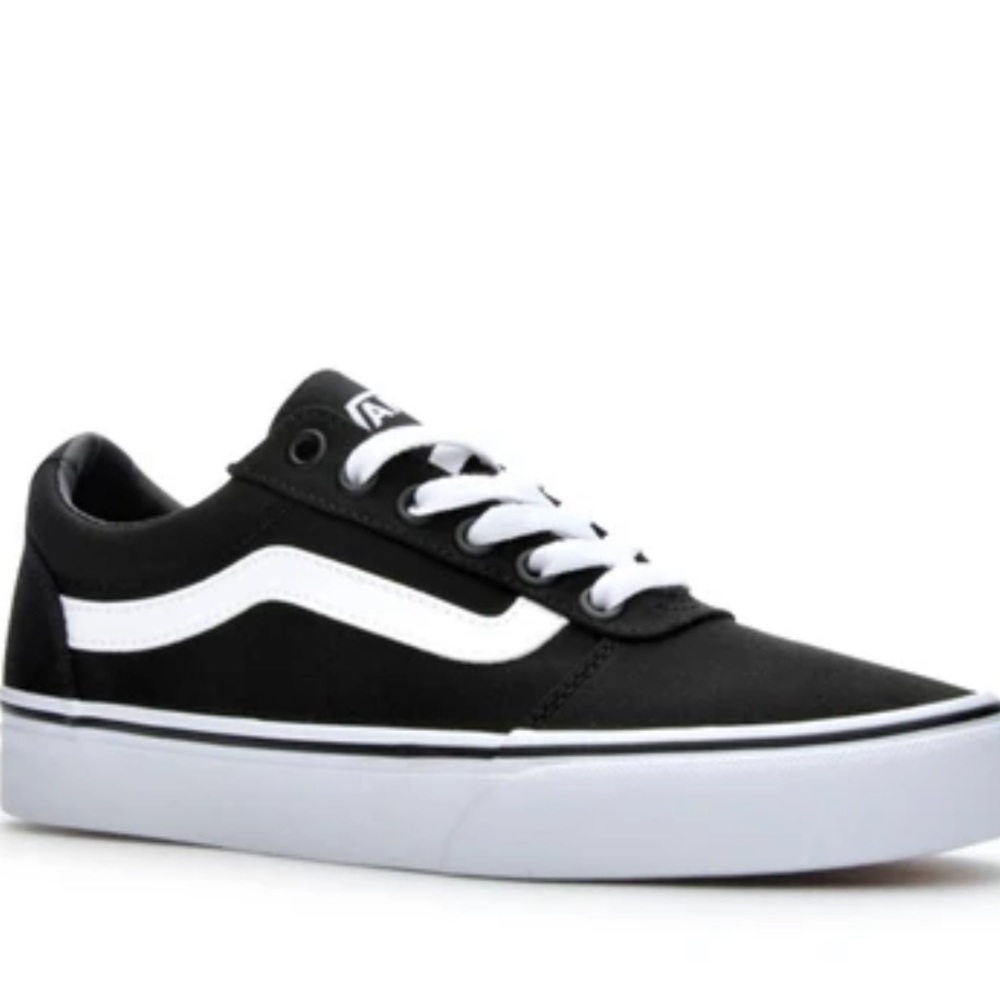 Black Lace-up Vans